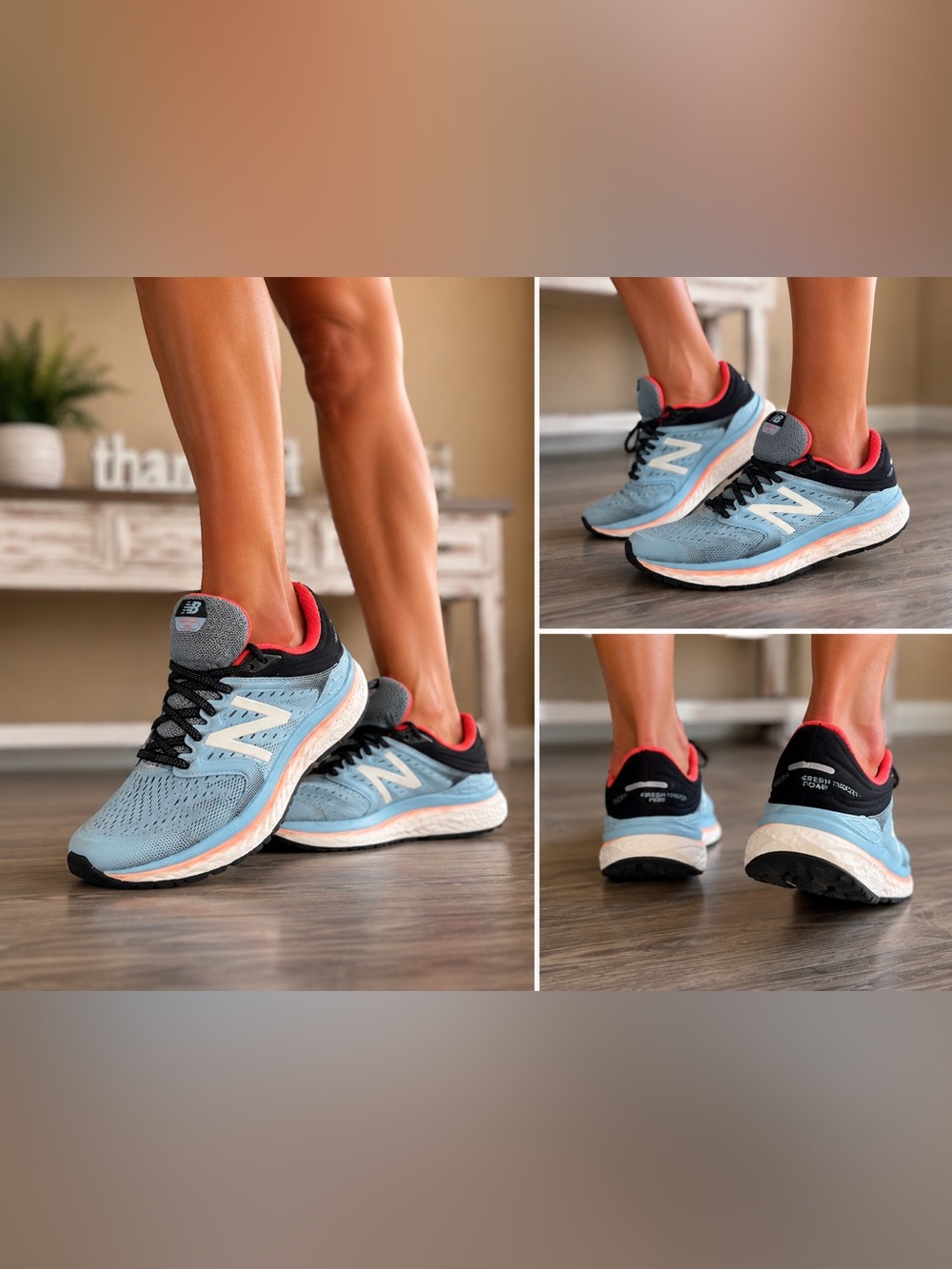 New Balance Fresh Foam 1080v8
Blue Pink Coral‎ Running Shoes
Women's US Size 8.5